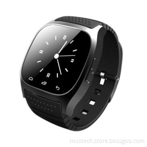 High Quality Wearable Smart Watch Phone with Bluetooth, Sync Smart Phone